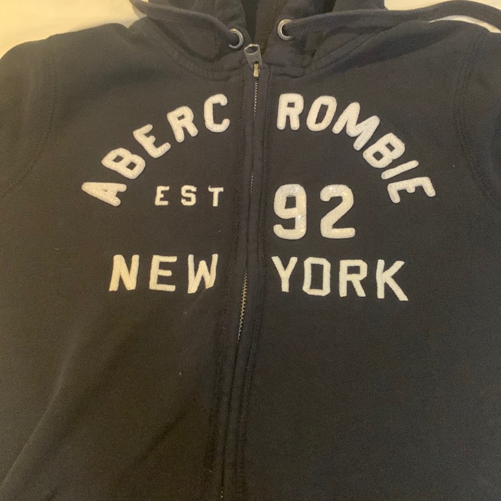 Abercrombie & Fitch Navy blue hoodie